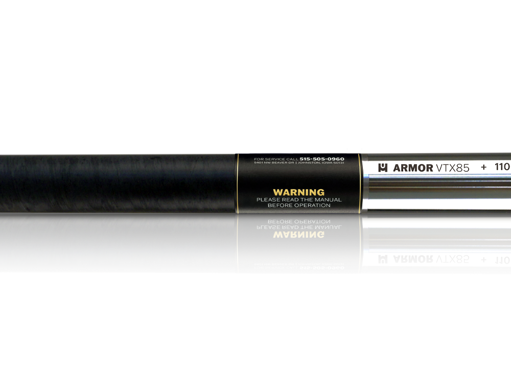 Armor VTX85 HDD transmitter beacon with 279 ft range and Ditch Witch compatible housing