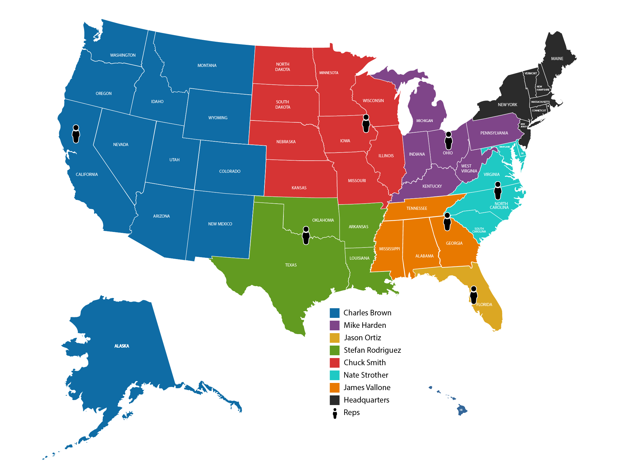 SALES-TEAM-MAP-1-6-26 Underground Magnetics Sales Team Map